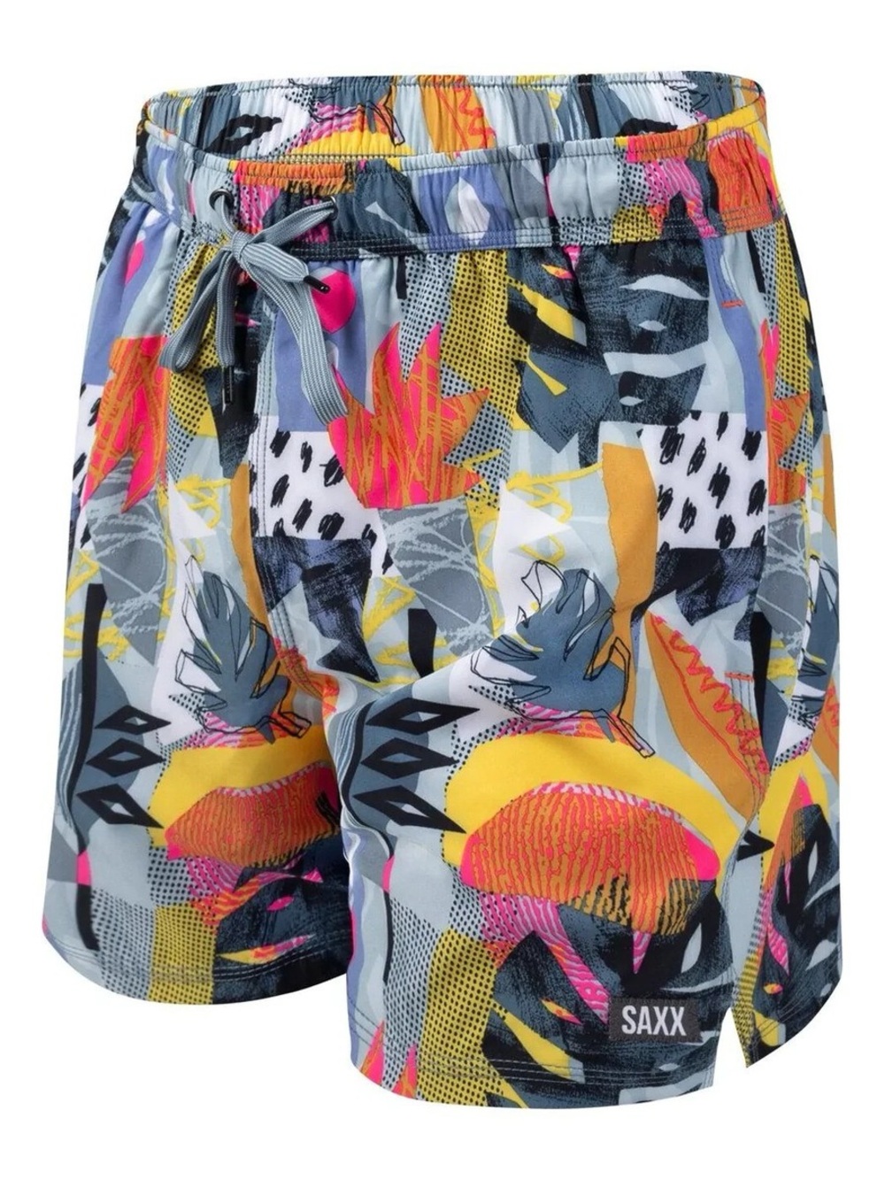 SAXX Men’s XXL Multicolor Patterned Swim/Board Gym Shorts